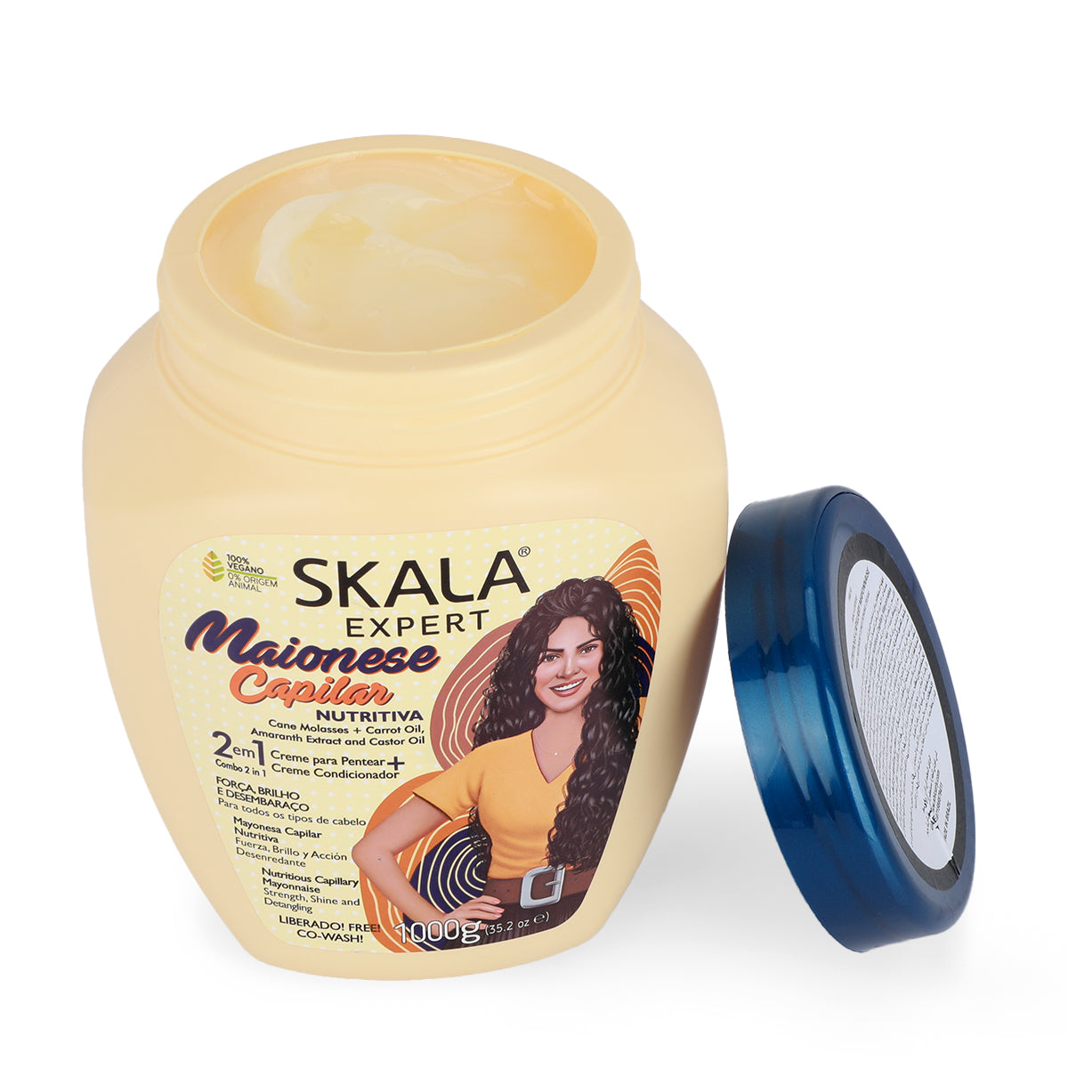 Skala Maionese Capilar 2-in-1 Cream 1000g Hair Mayonnaise open 