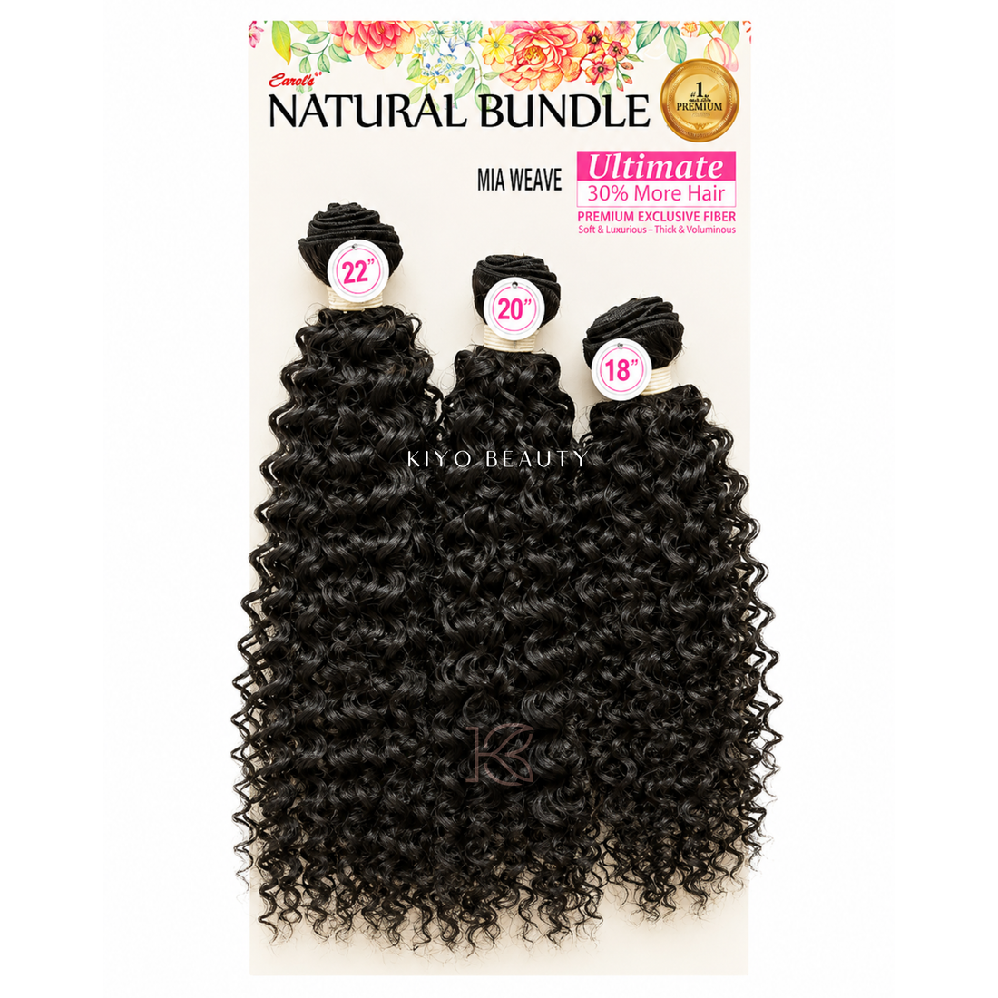 Smart Braid Natural Bundle Mia Weave (1) Jet Black
