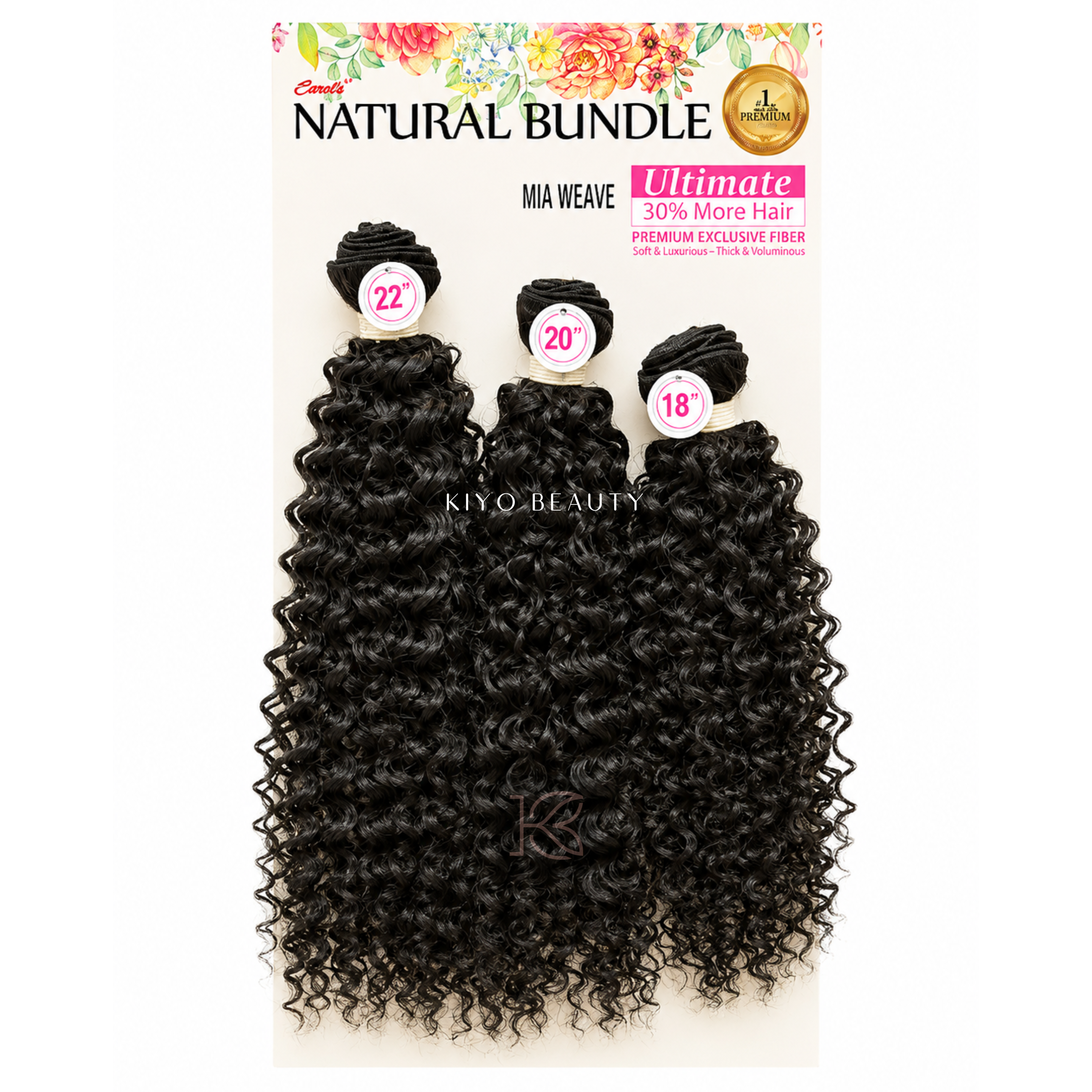 Smart Braid Natural Bundle Mia Weave (1) Jet Black