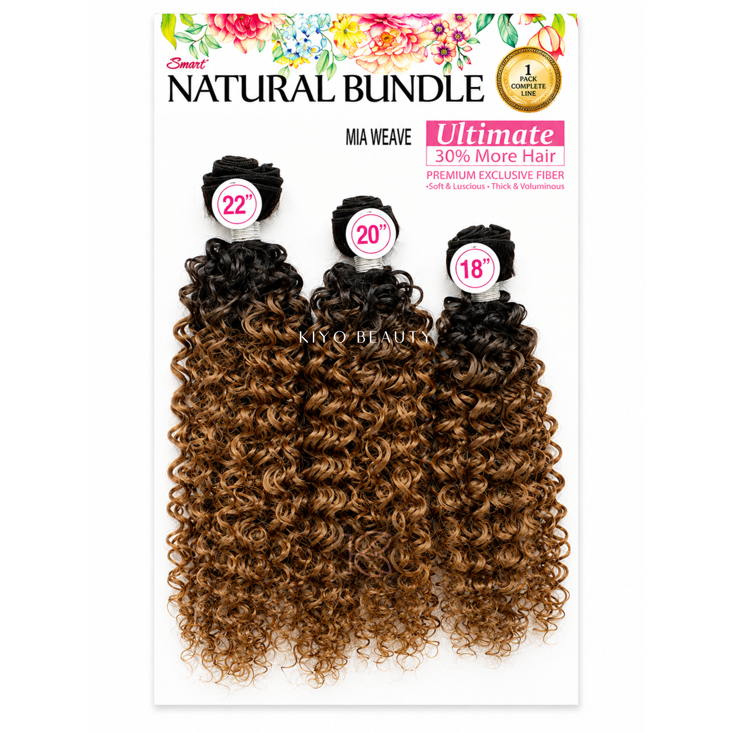 Smart Braid Natural Bundle Mia Weave (T30) Brown Ombre