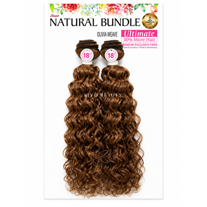 Smart Braid Natural Bundle Olivia Weave 18" X2 (30) Brown