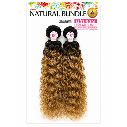 Smart Braid Natural Bundle Olivia Weave 18" X2 (T27) Honey Blonde Ombre