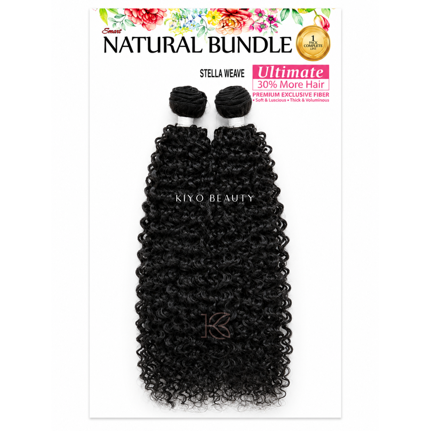 Smart Braid Natural Bundle Stella Weave 20" 2X (1) JetBlack