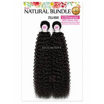 Smart Braid Natural Bundle Stella Weave 20" 2X (2) Darkest Brown