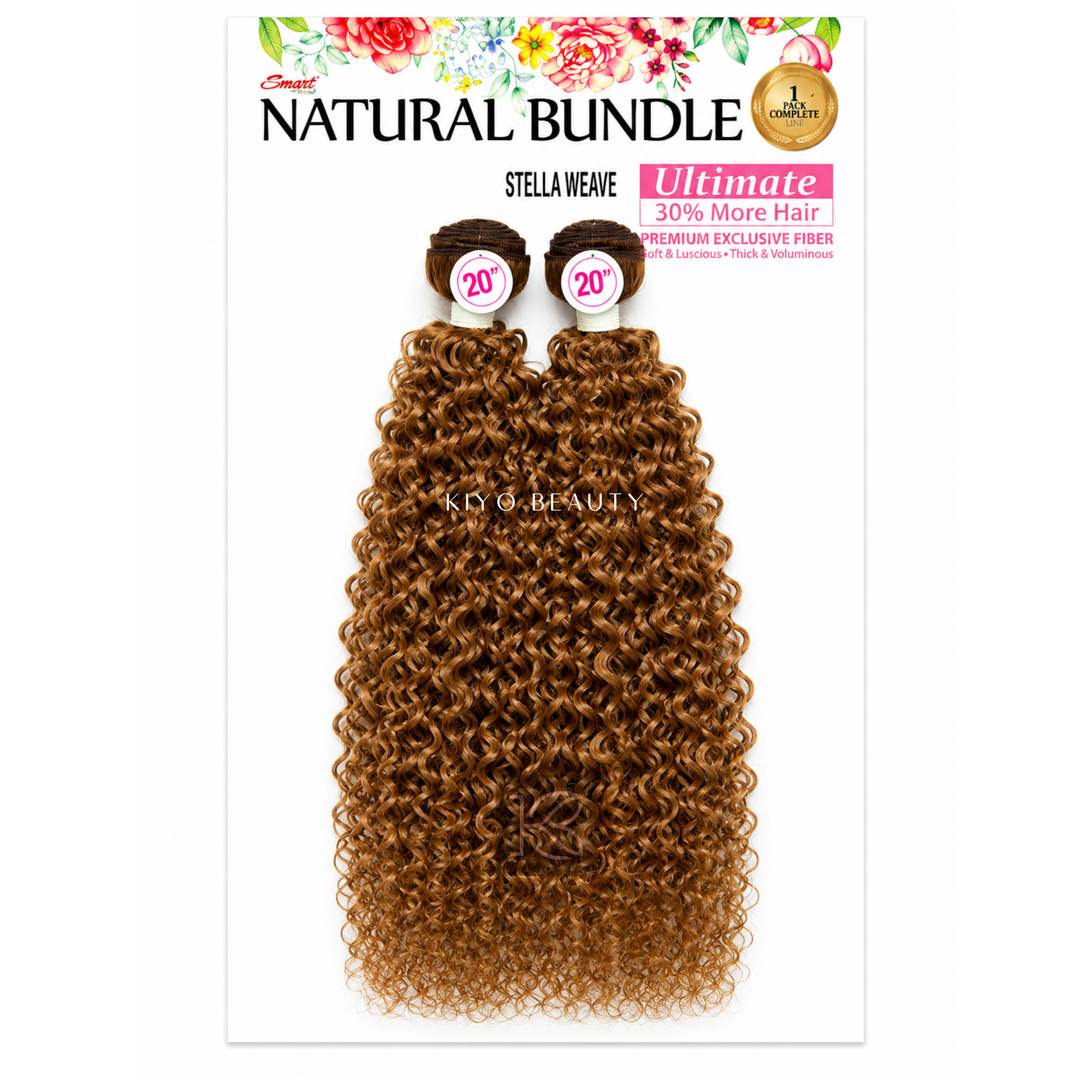 Smart Braid Natural Bundle Stella Weave 20" 2X (30) Brown