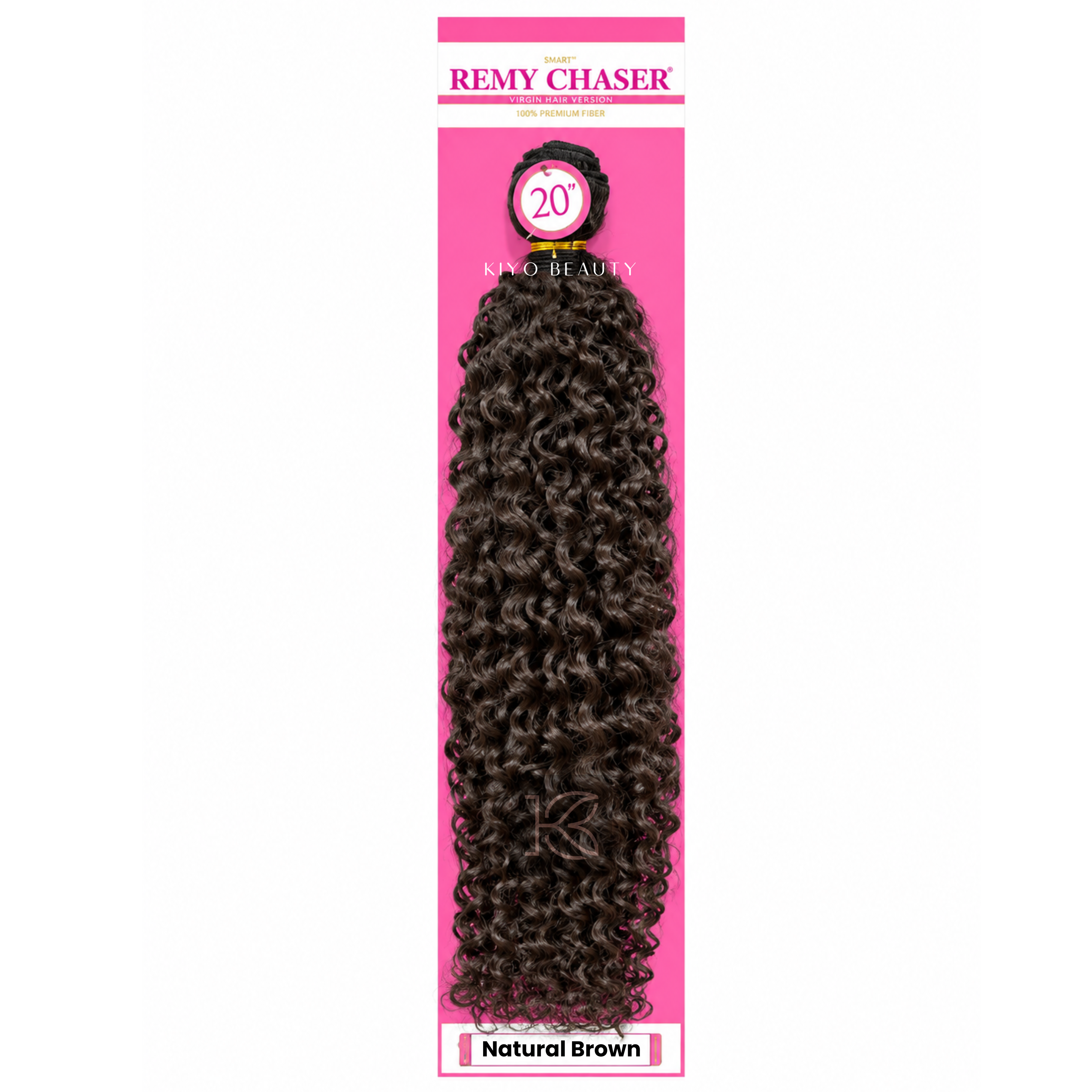 Smart Braid Remy Chaser Water Wave 20" Natural Brown
