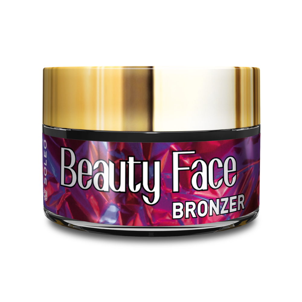Soleo Hybrid Beauty Face Bronzer 15ml collagen face bronzer and tanning accelerator available at Kiyo Beauty