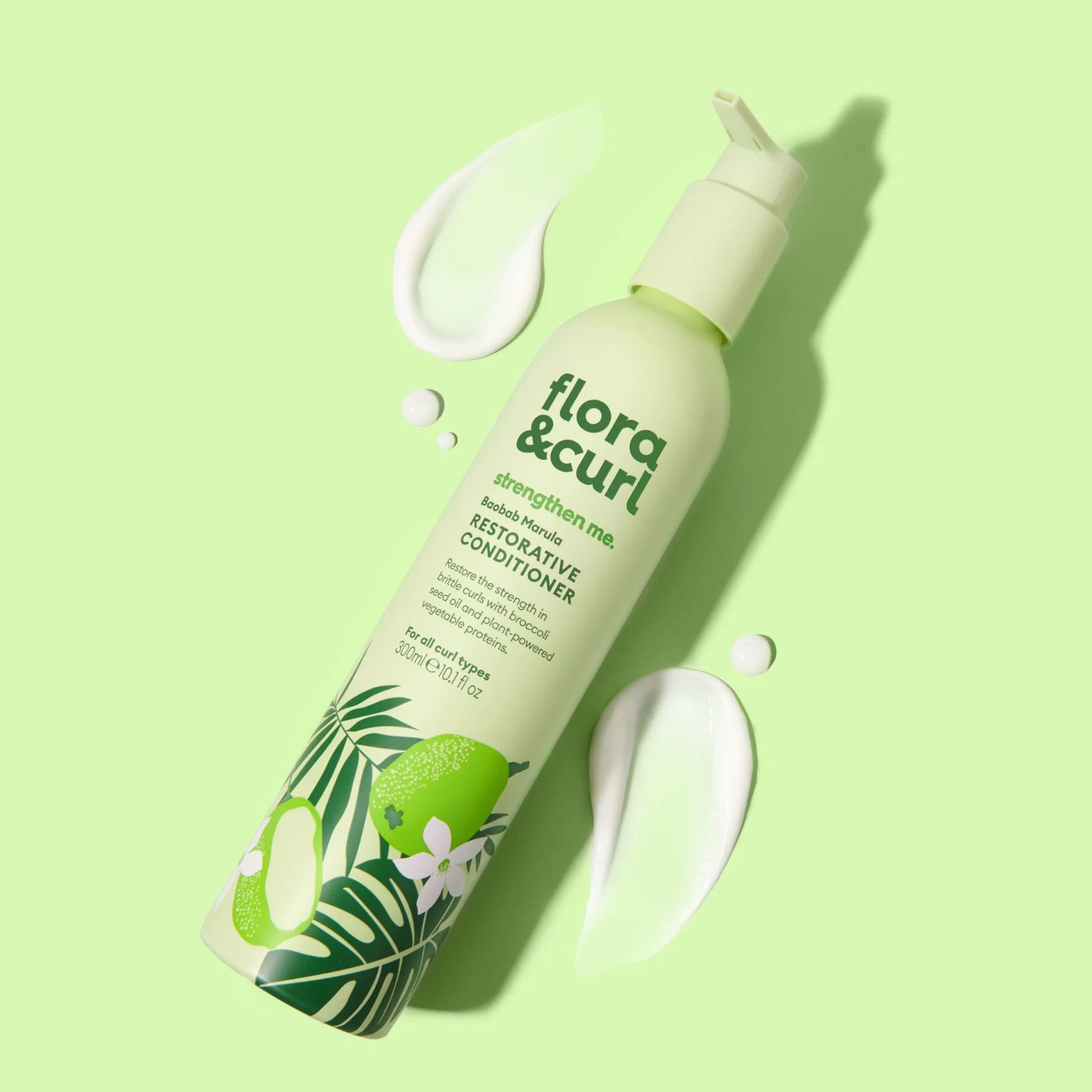 Flora &amp; Curl Baobab Marula Restorative Conditioner 300ml
