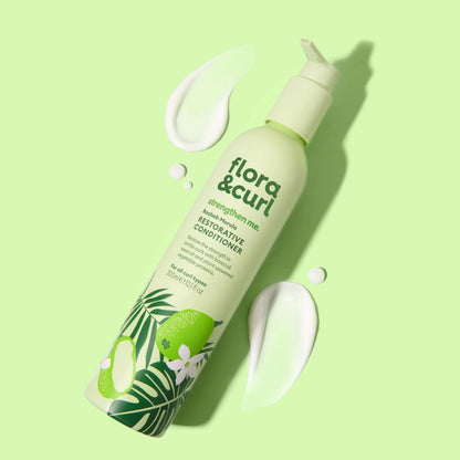 Flora &amp; Curl Baobab Marula Restorative Conditioner 300ml