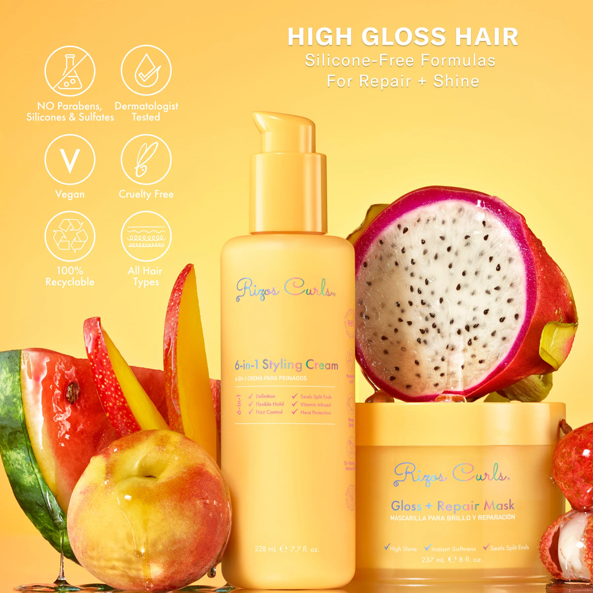 Rizos Curls 6-in-1 Styling Cream