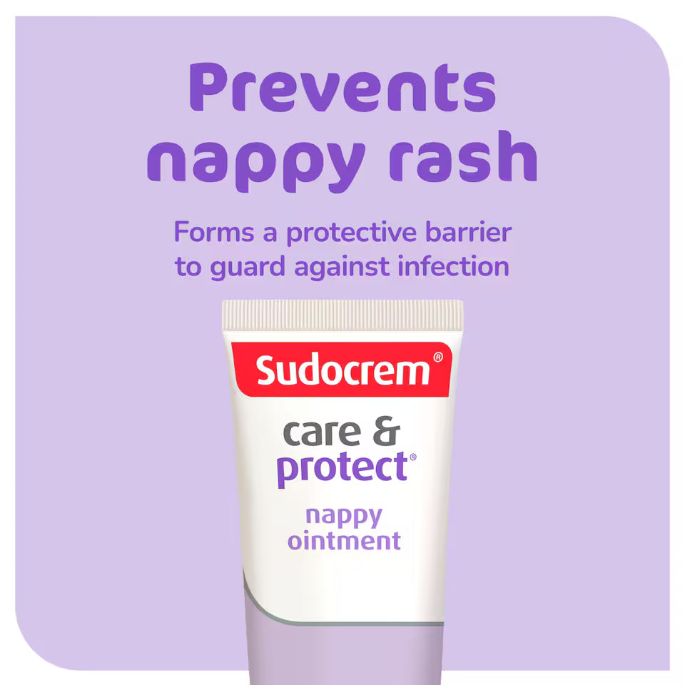 Sudocrem Care & Protect Nappy Cream 30g prevents nappy rash