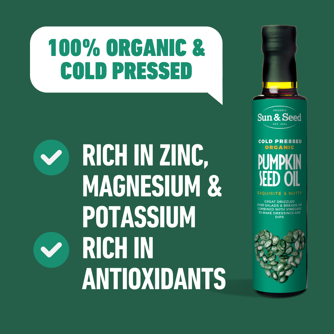 Sun & Seed Cold Pressed Organic Pumpkin Seed Oil 250ml