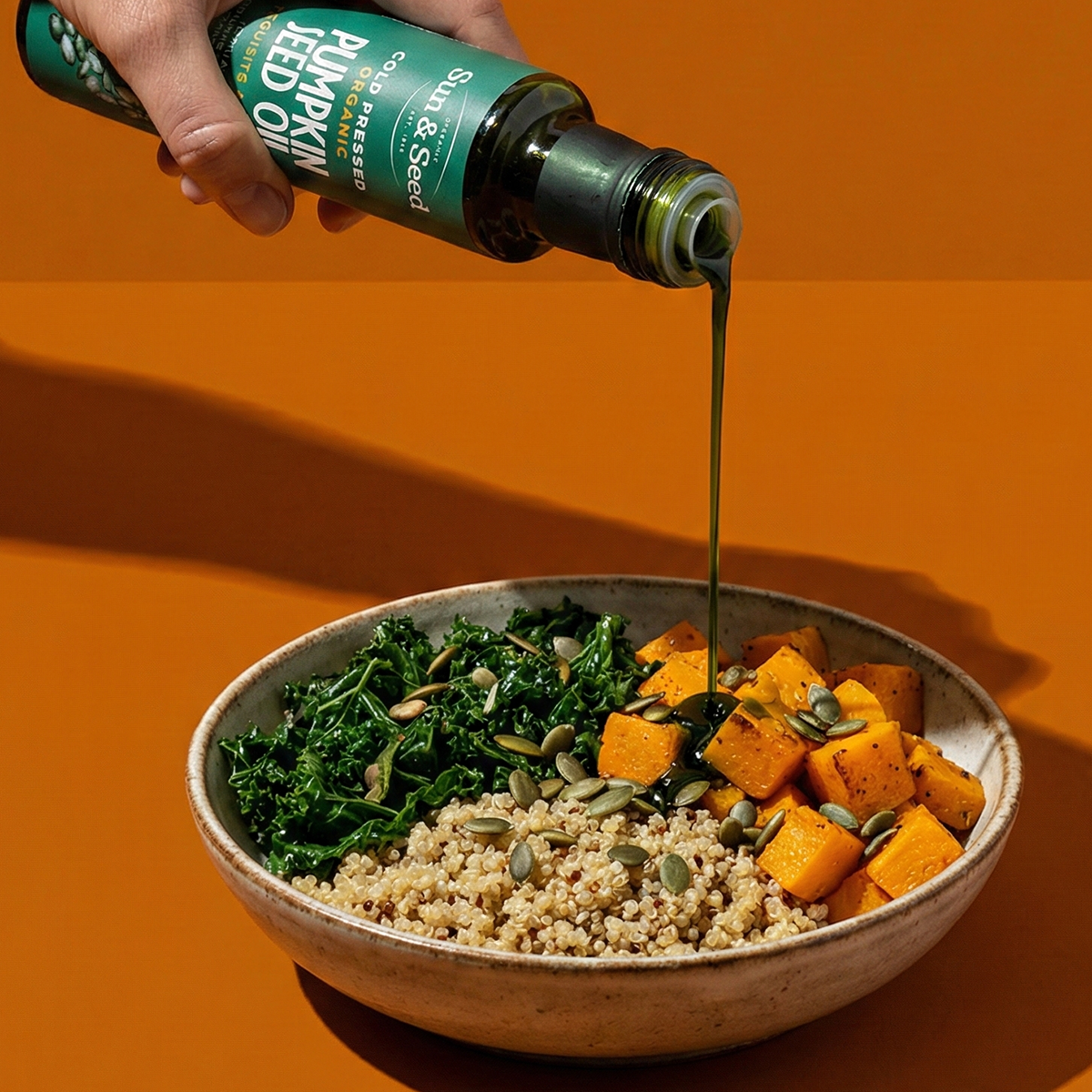 Sun & Seed Cold Pressed Organic Pumpkin Seed Oil 250ml