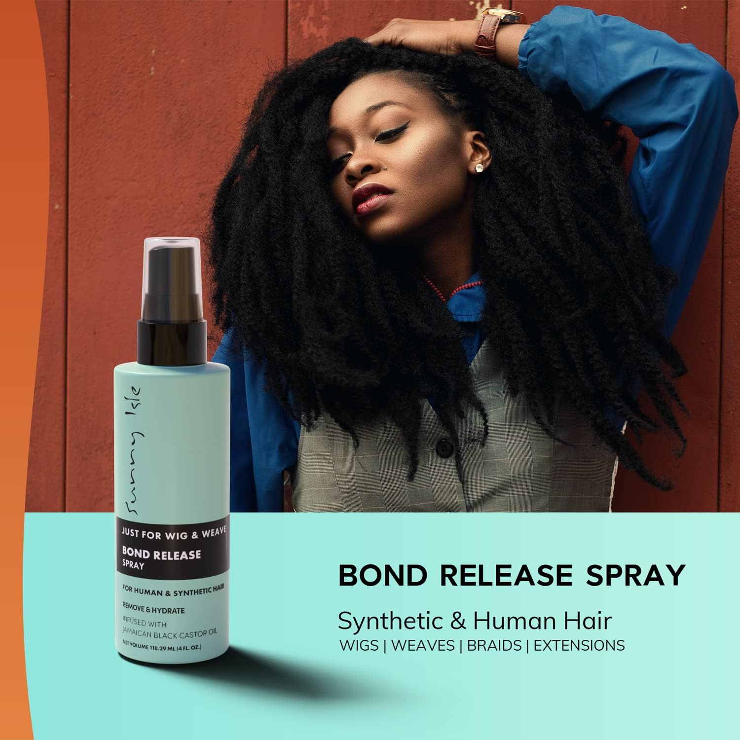 Sunny Isle Wig & Weave Bond Release Spray 4oz