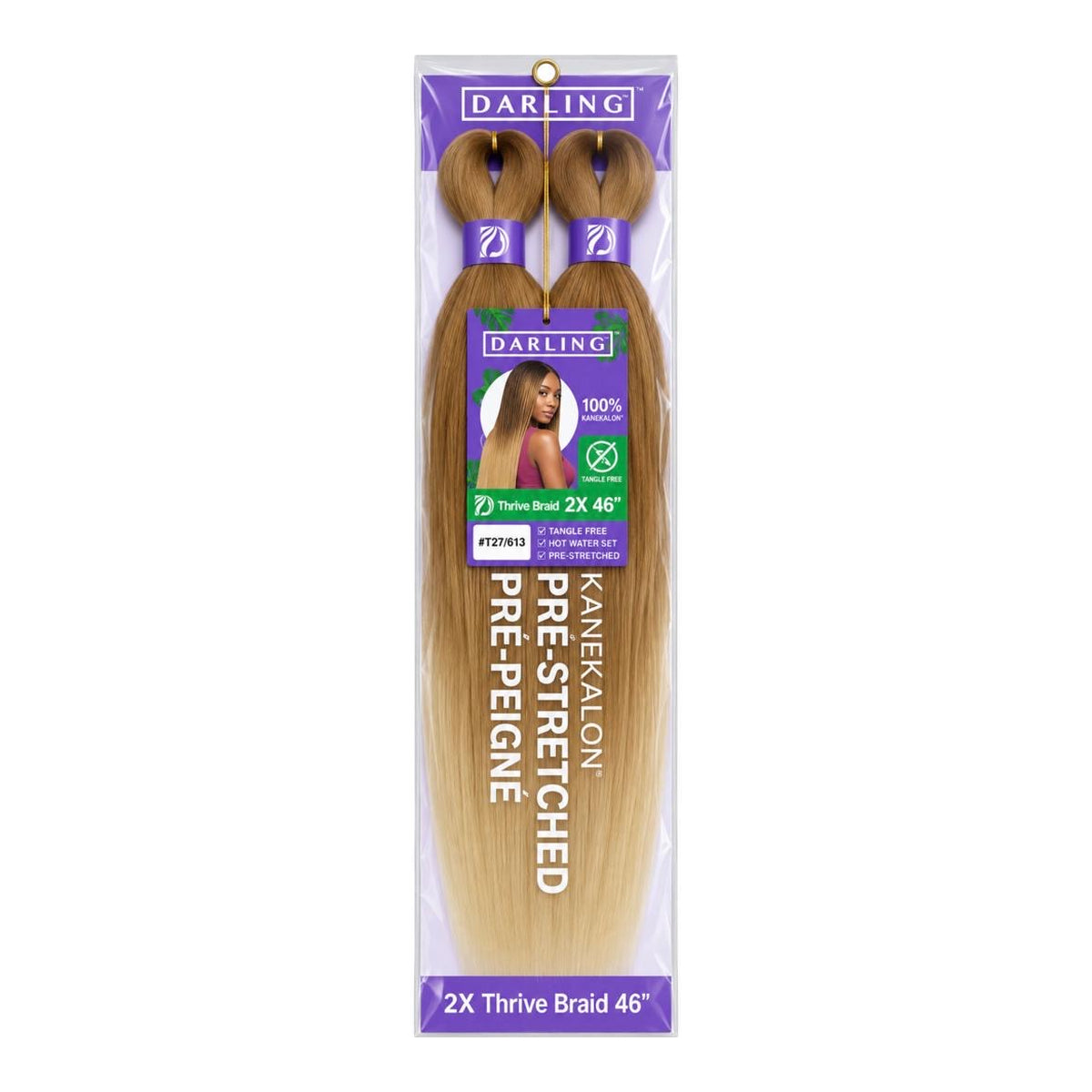 Darling Thrive Braid 2X Pre-Stretched Kanekalon Braiding Hair 46"