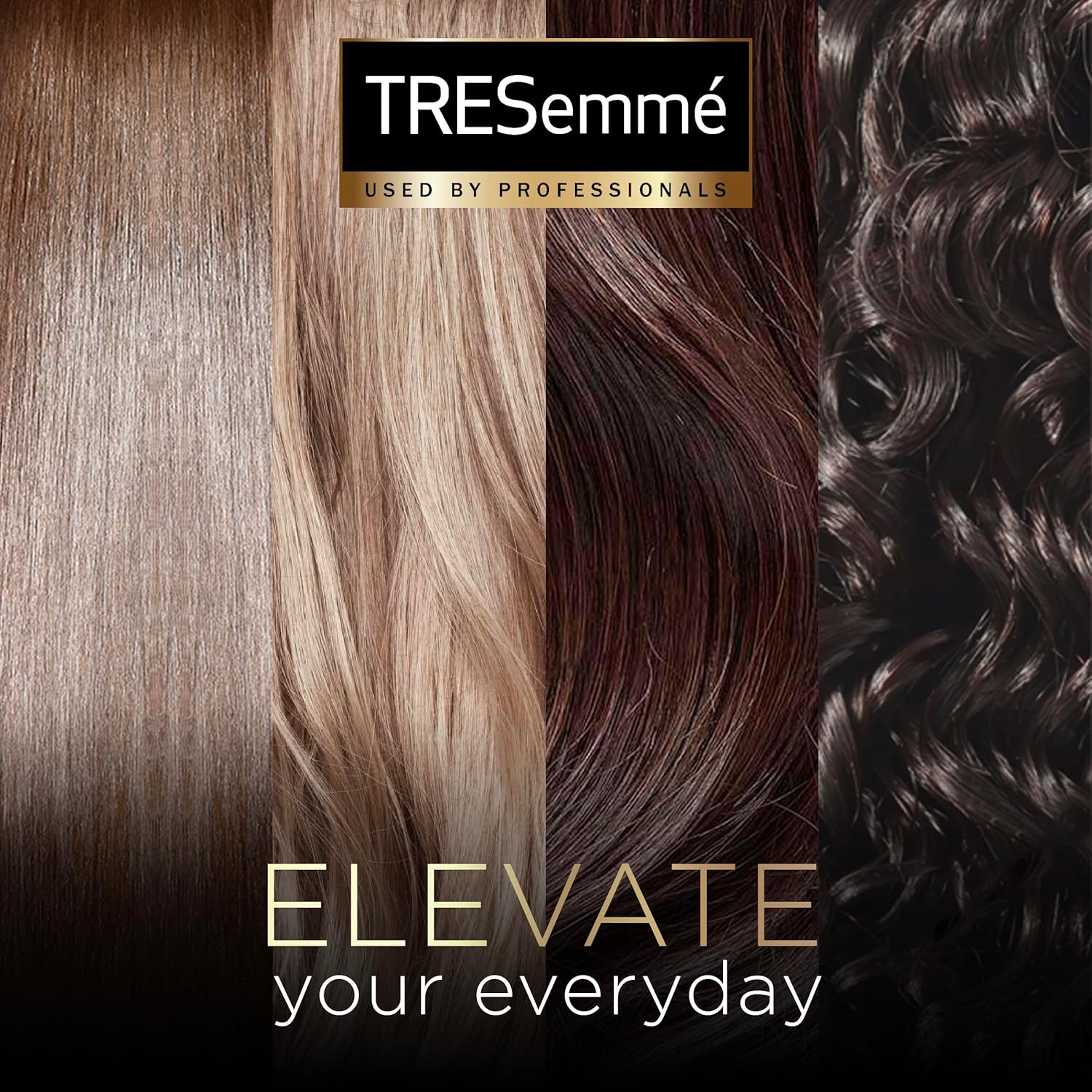 TRESemmé Keratin Smooth Finishing Oil for enhancing smoothness and shine across straight, wavy and curly hair
