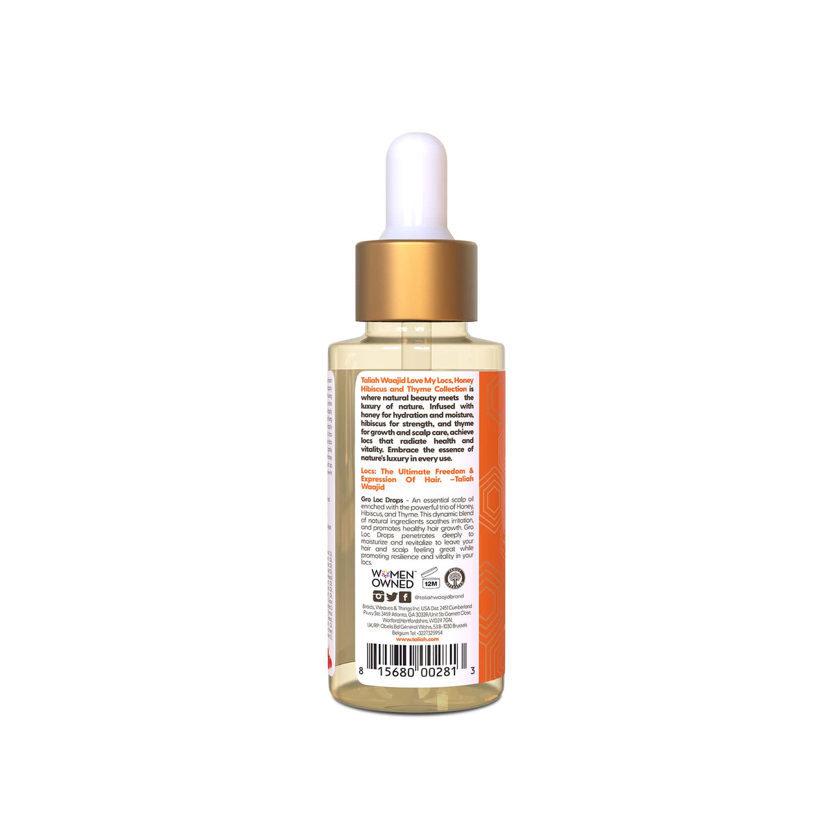 Taliah Waajid Love My Locs Honey Gro Loc Drops Enrichment Oil 2oz