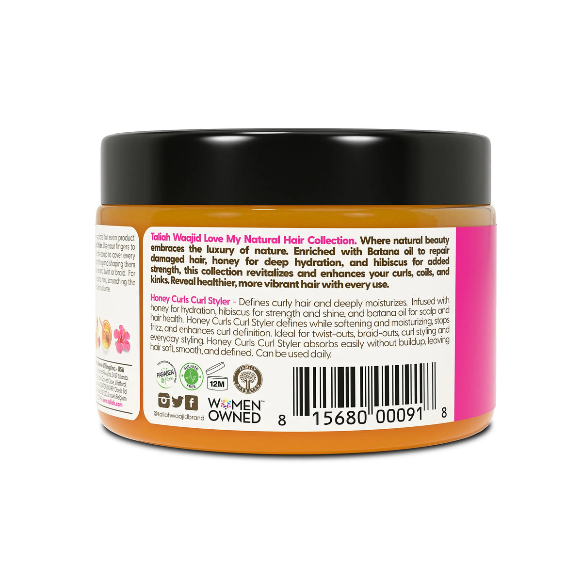 Taliah Waajid Love My Natural Hair Honey Curl Styler 12oz