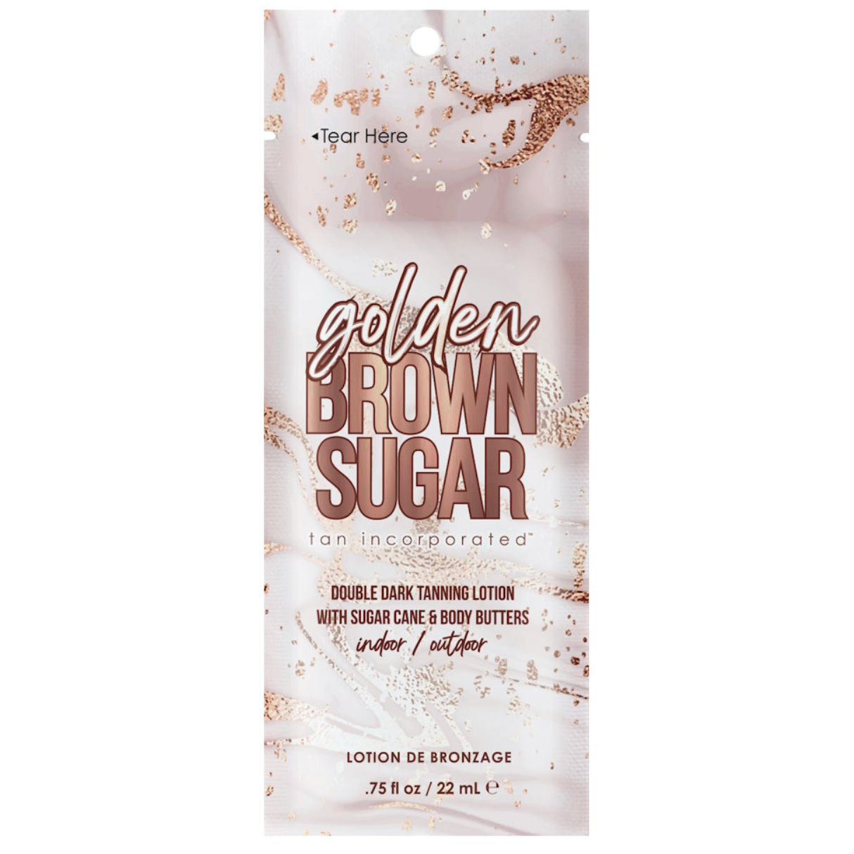 Tan Inc Golden Brown Sugar Tanning Lotion 22ml sachet