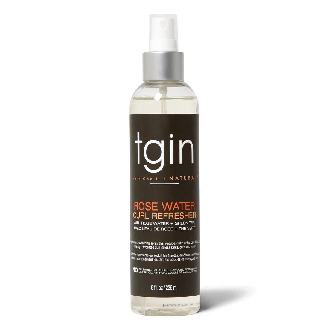 Tgin Rose Water Curl Refresher 8oz / 236ml