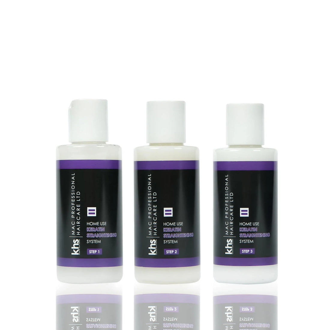 KHS Keratin Hair Straightening Treatment Kit (3x75ml)