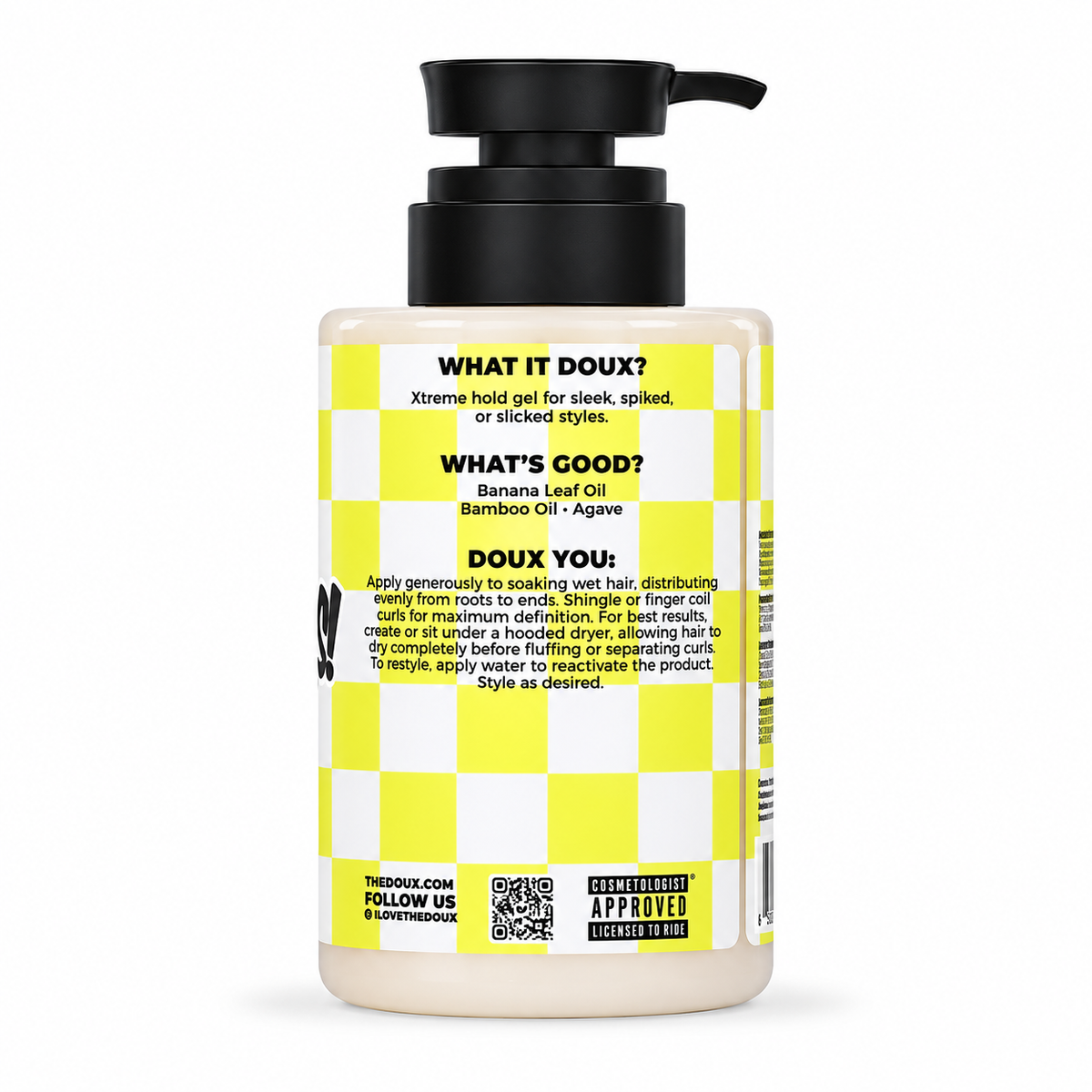 The Doux Bananas Xtreme Hold Hair Gel 12oz