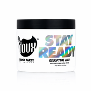 Jar of Doux Stay Ready sculpting wax on a white background