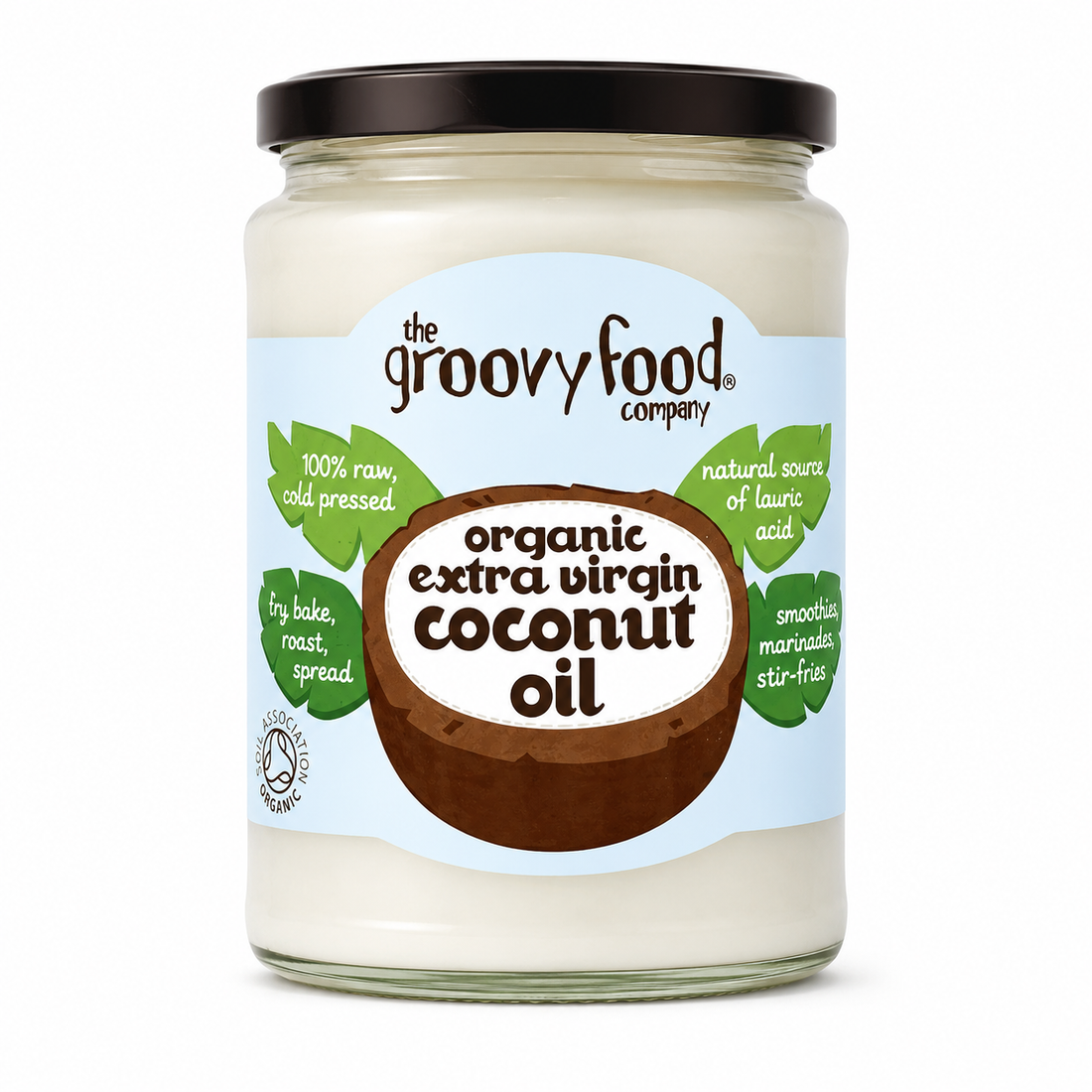 The Groovy Food Company Organic Extra Virgin Coconut Oil 500ml