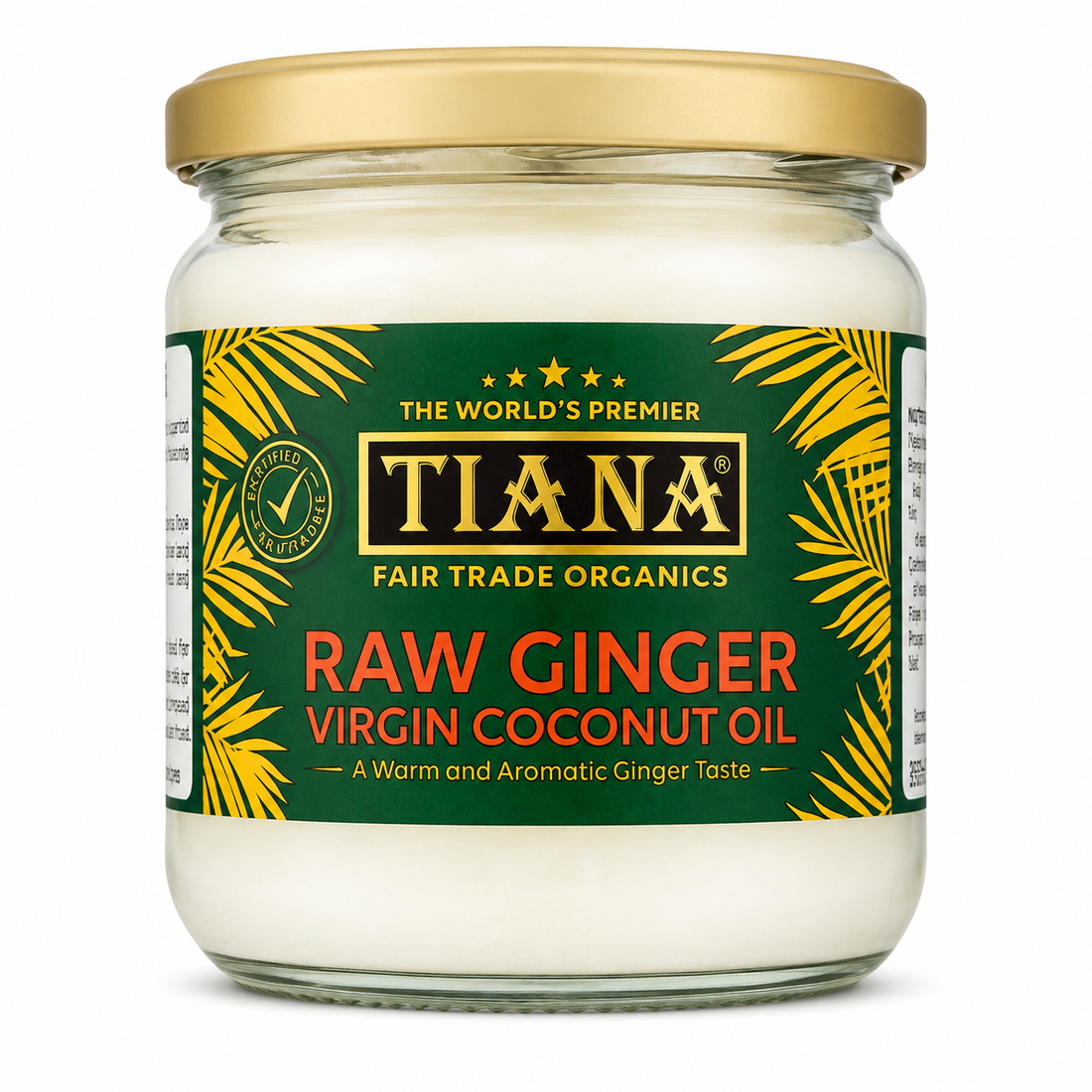 Tiana Raw Ginger Virgin Coconut Oil 350ml