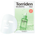 Torriden Balanceful Mask packaging with a green serum bottle on a white background