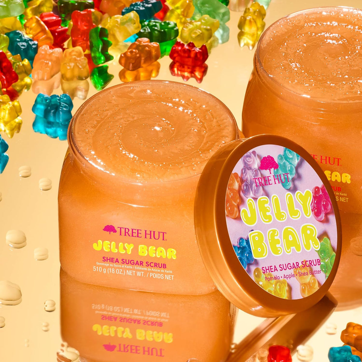 Tree Hut Jelly Bear Shea Sugar Scrub 18oz