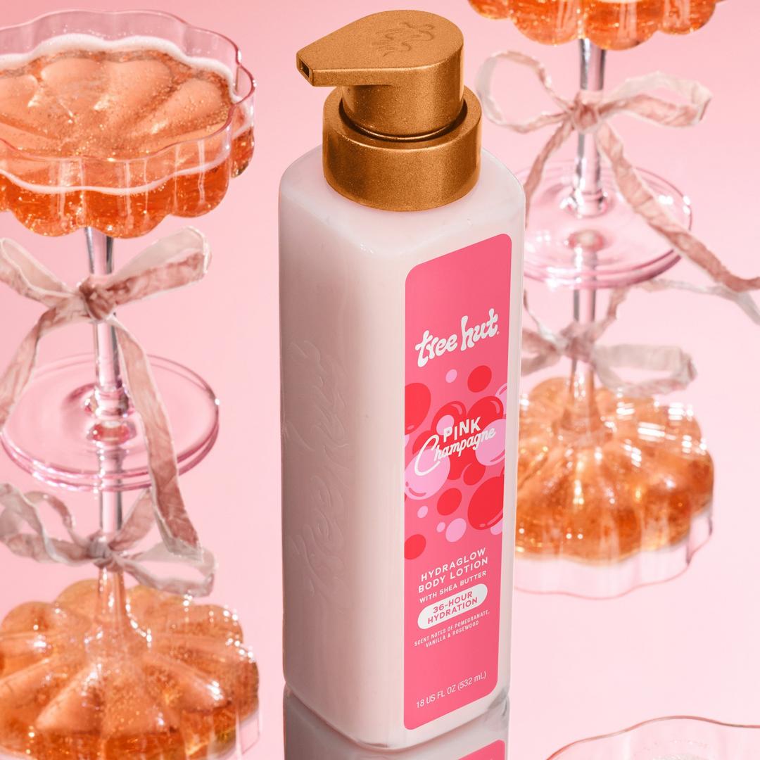 Tree Hut Pink Champagne Hydraglow Body Lotion 18oz