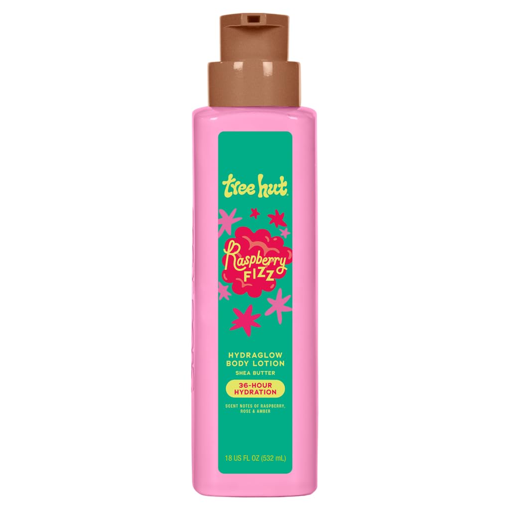 Tree Hut Raspberry Fizz Hydraglow Body Lotion 18oz