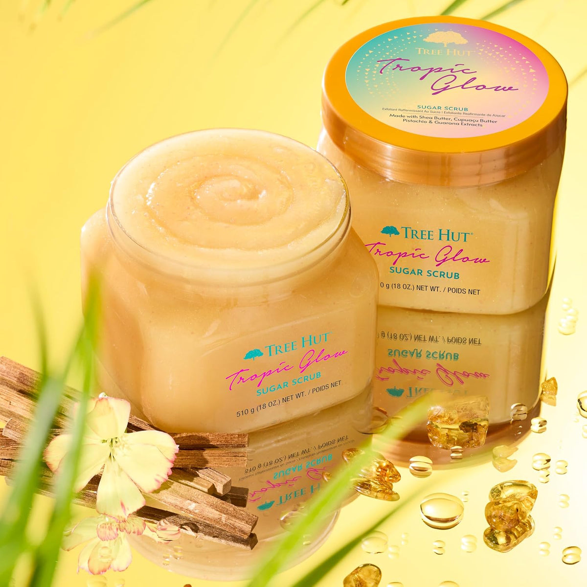 Tree Hut Tropical Glow Firming Shea Sugar Scrub 18oz