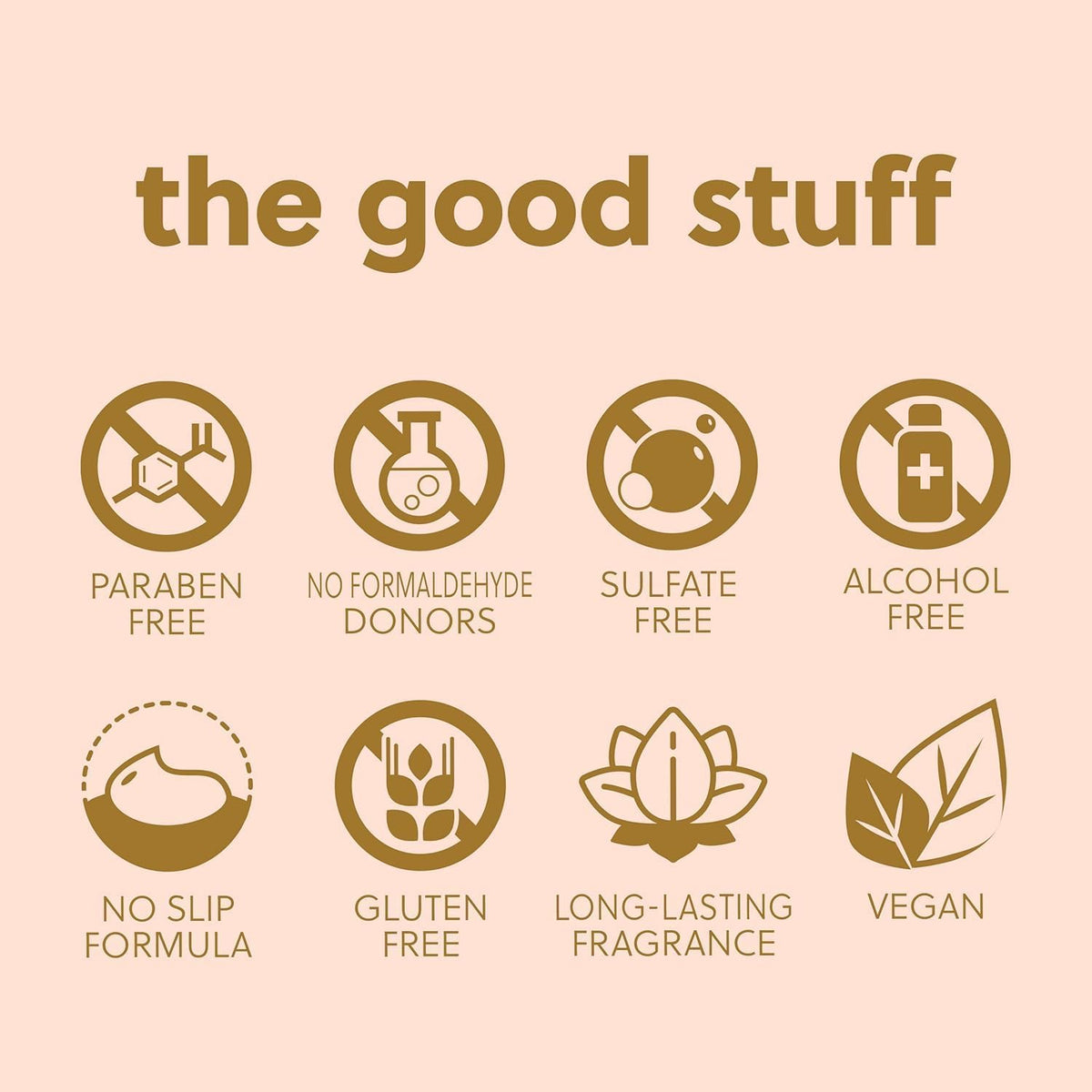 a list of ingredients not used in Tree Hut Vanilla Shea Sugar Scrub 18oz