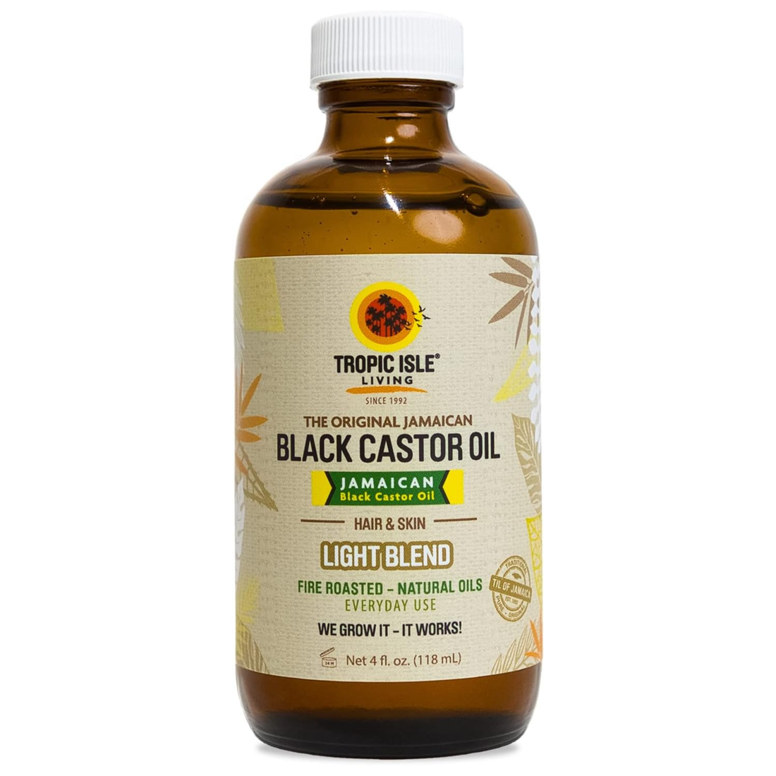 Tropic Isle Living Jamaican Black Castor Oil Light Blend 118ml