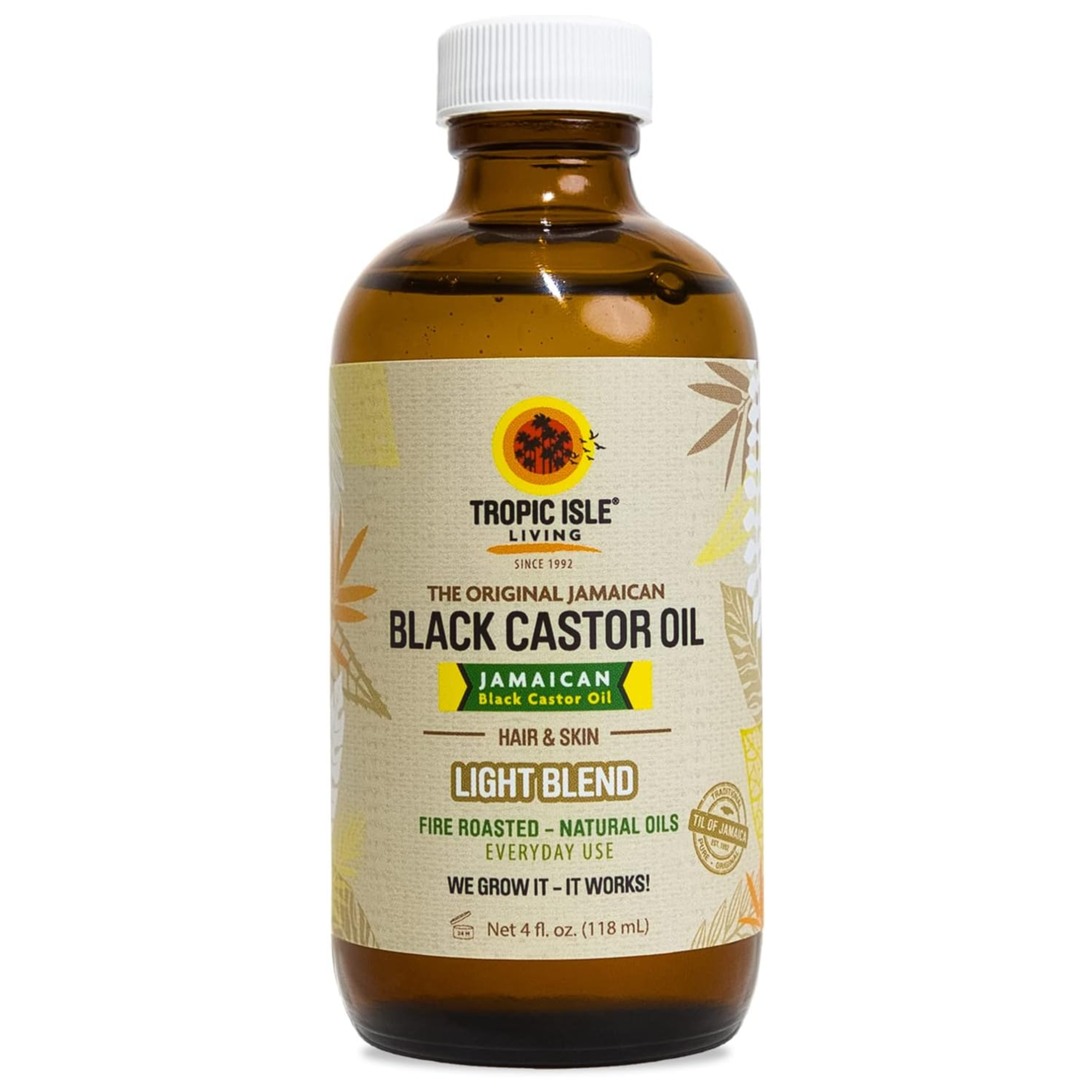 Tropic Isle Living Jamaican Black Castor Oil Light Blend 118ml