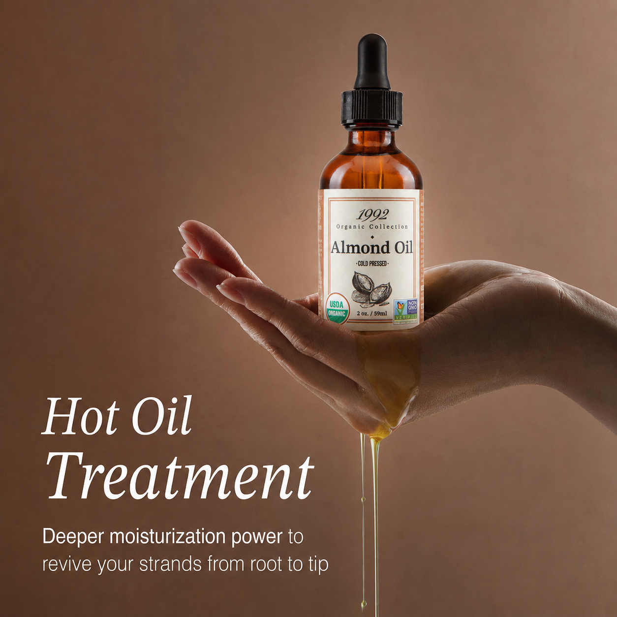 Tropic Isle Living 1992 Organic Collection Sweet Almond Oil 59ml