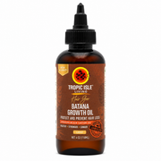 Tropic Isle Living Batana Hair Growth Oil Light Blend 4oz nourishing scalp and hair oil with castor oil, sunflower oil, soybean oil, batana oil, almond oil, avocado oil and jojoba oil