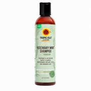 Tropic Isle Living Hair Gro Rosemary Mint Shampoo with rosemary oil, peppermint oil, rose water, almond oil, avocado oil, jojoba oil and shea nut oil