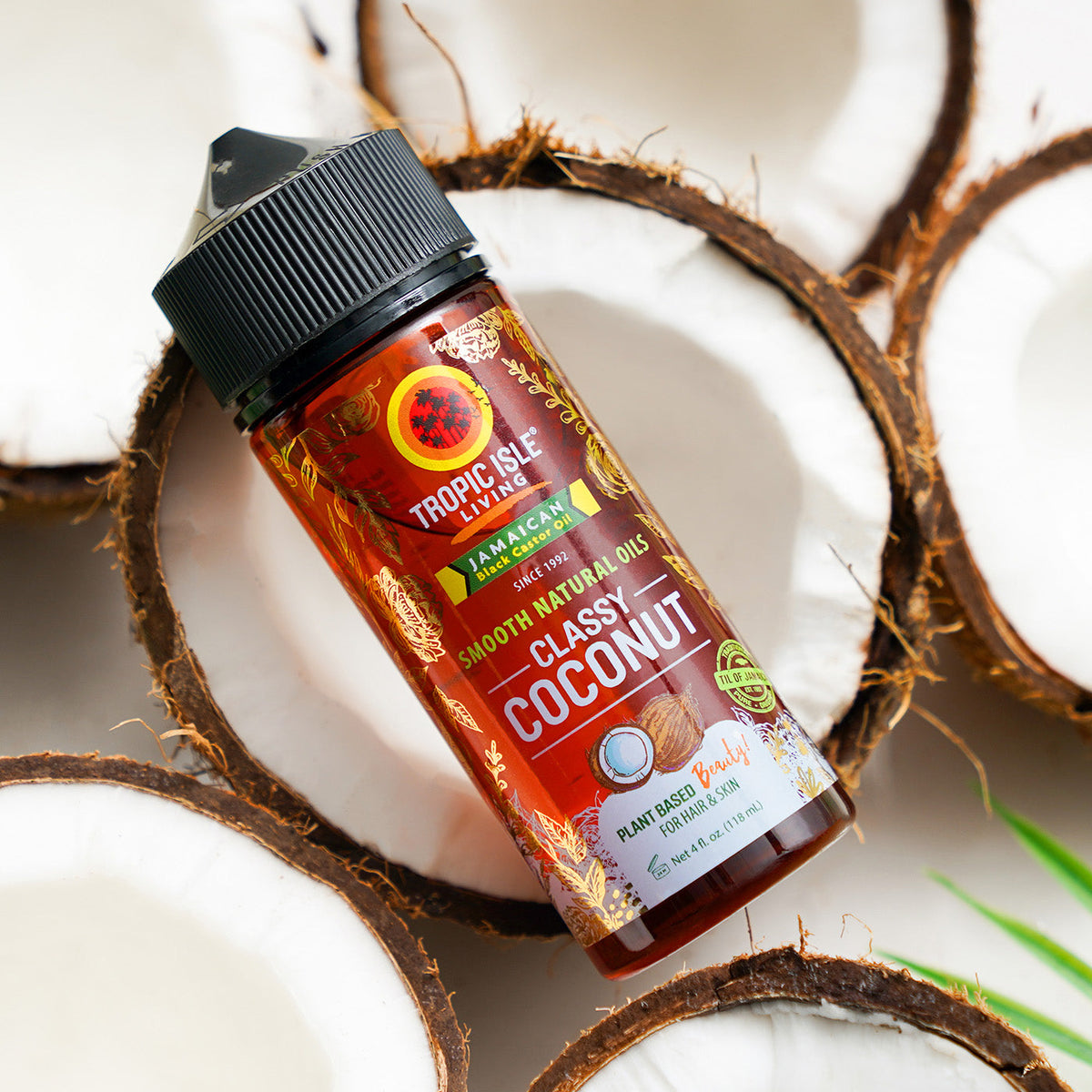 Tropic Isle Living Smooth Natural Oils Classy Coconut 4oz