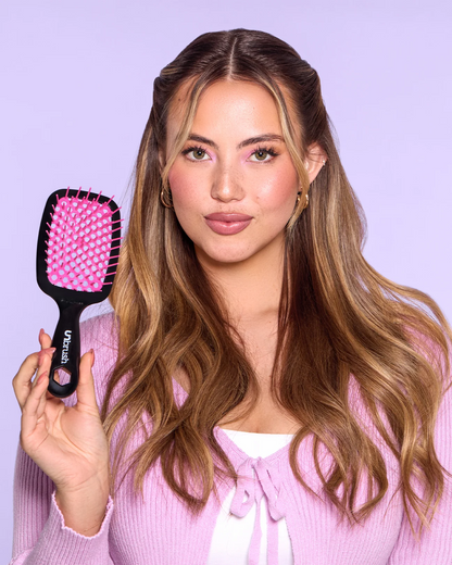 UNbrush Detangling Hair Brush - Cherry Blossom