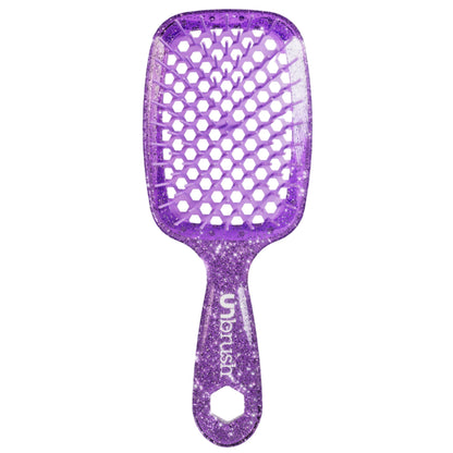 UNbrush Detangling Hair Brush Glitter - Amethyst