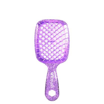 UNbrush Detangling Hair Brush Mini Glitter - Amethyst