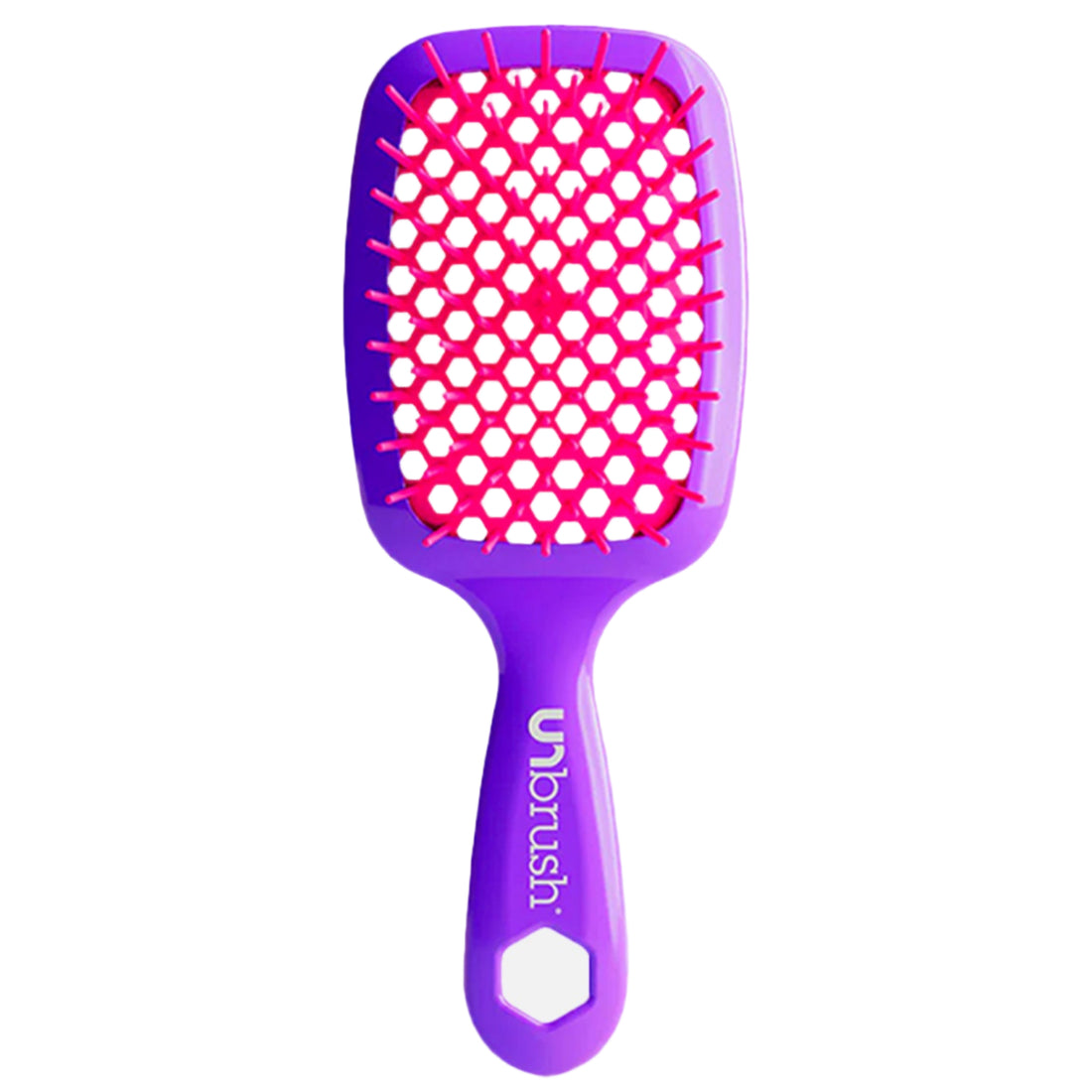 UNbrush Detangling Hair Brush Neon - Electric Berry