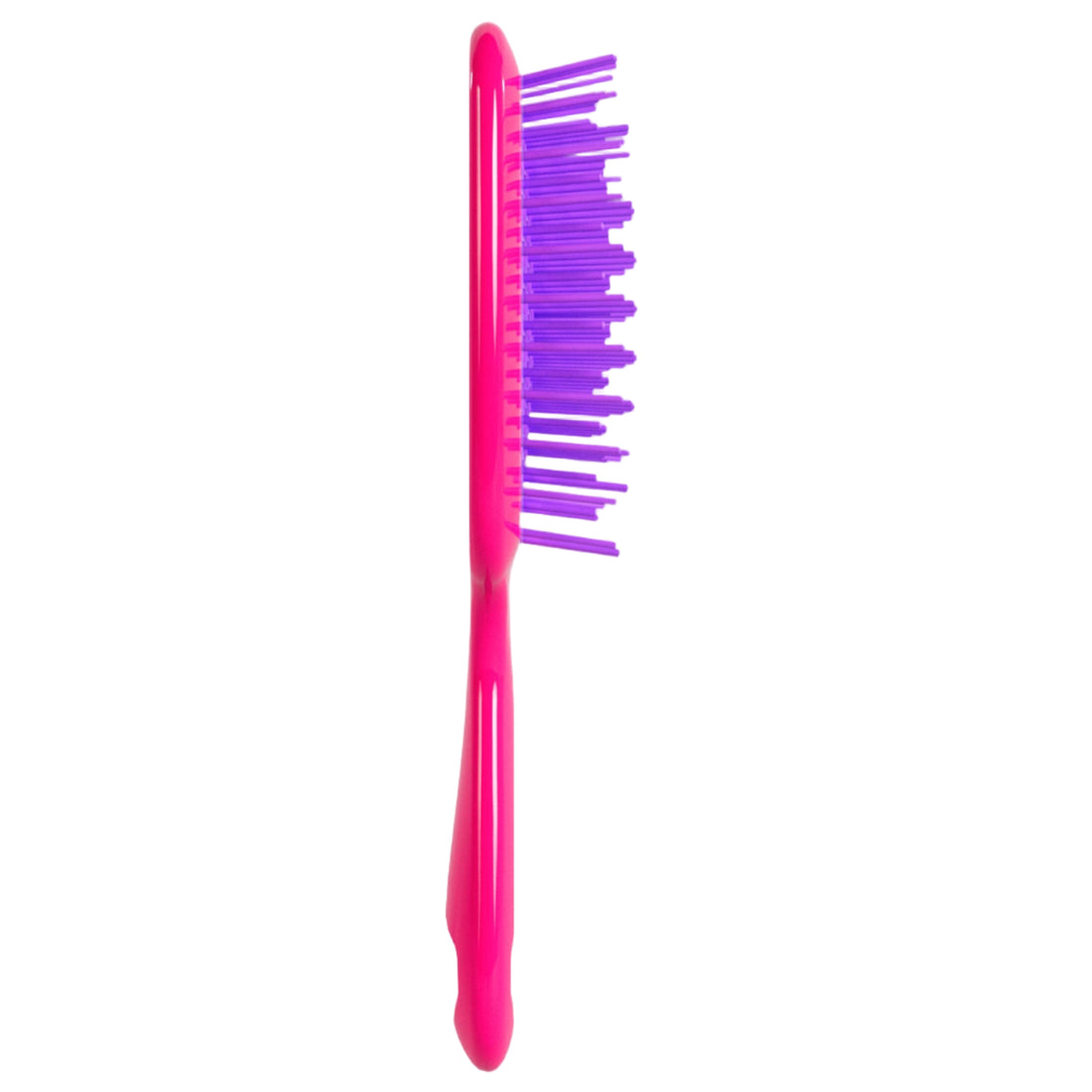 UNbrush Detangling Hair Brush Neon - Pink Burst