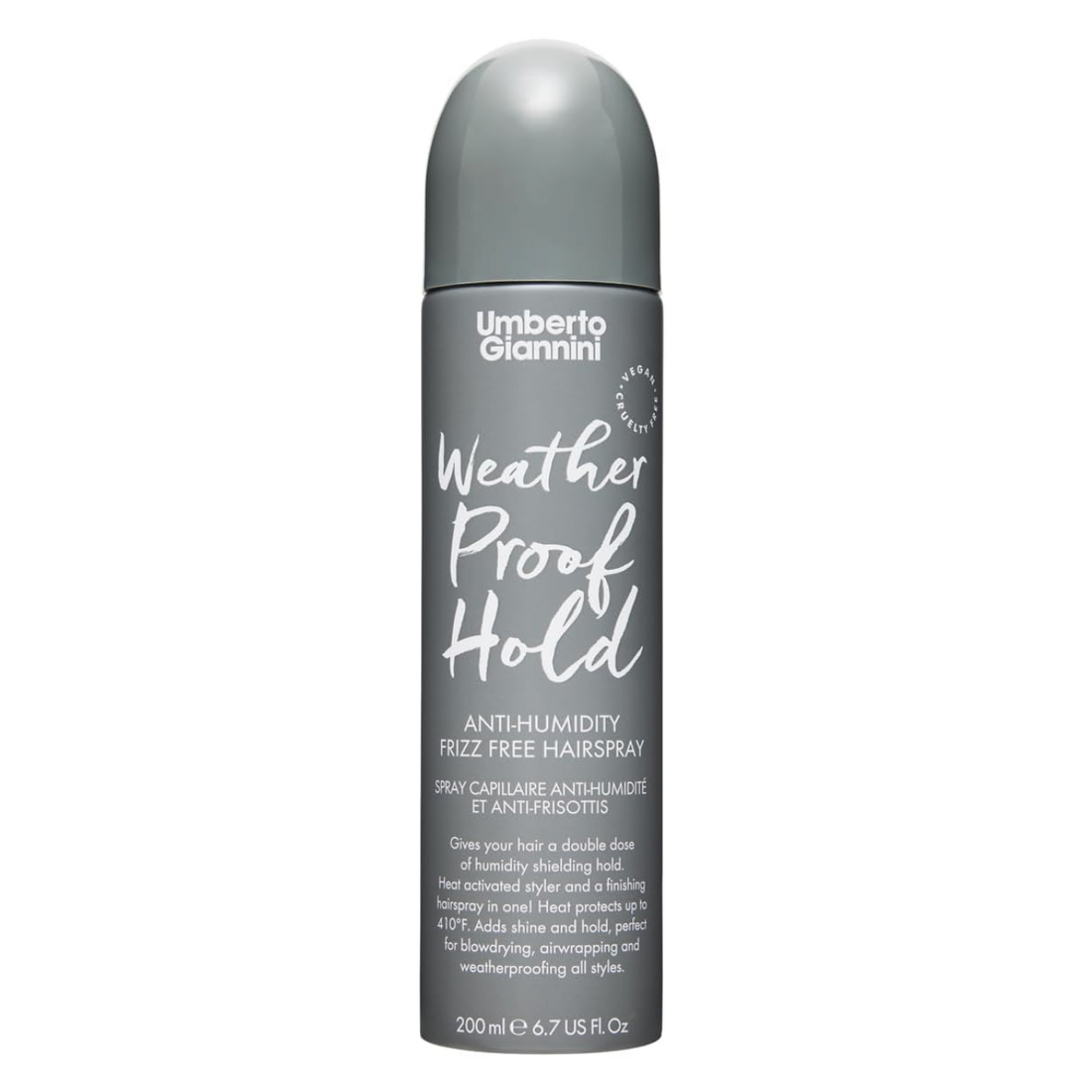 Umberto Giannini WeatherProof Finish Anti-Humidity Frizz Free Hairspray 200ml