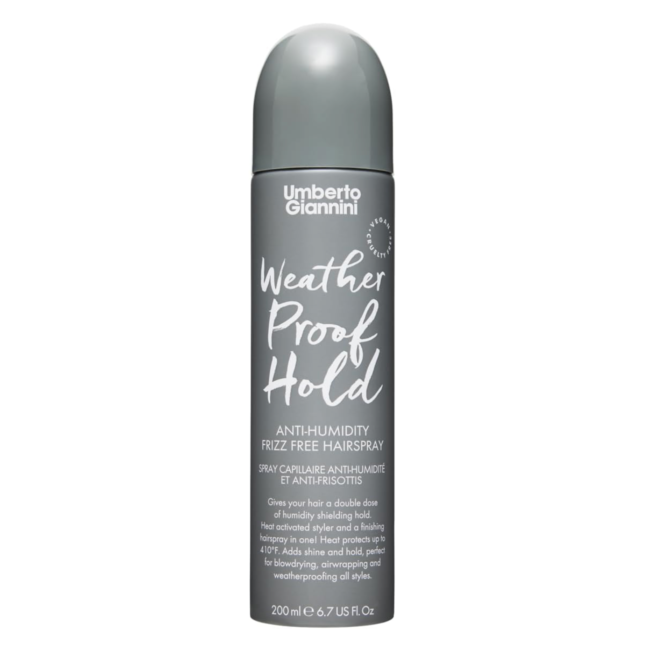 Umberto Giannini WeatherProof Finish Anti-Humidity Frizz Free Hairspray 200ml