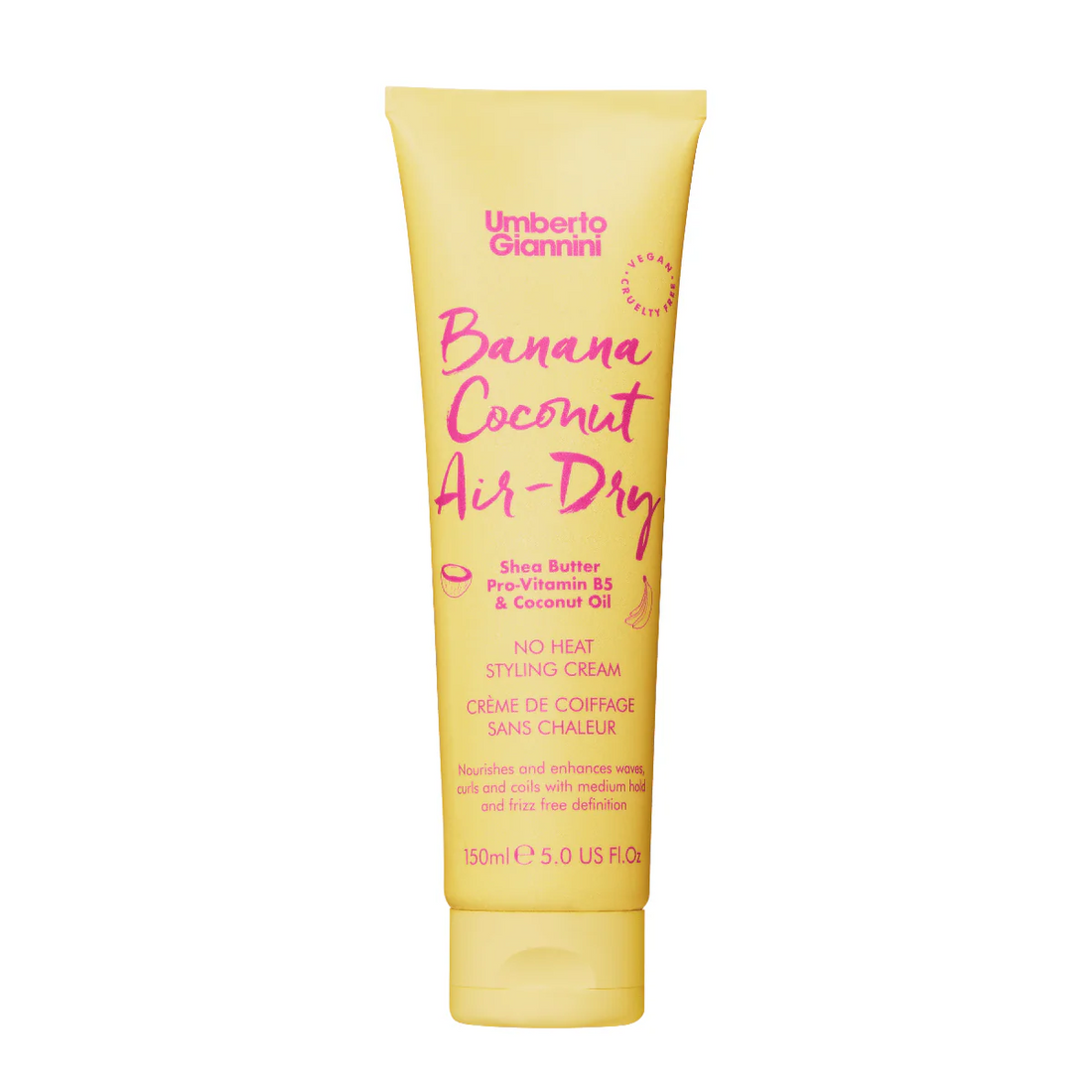 Umberto Giannini Banana Coconut Air-Dry Cream 150ml
