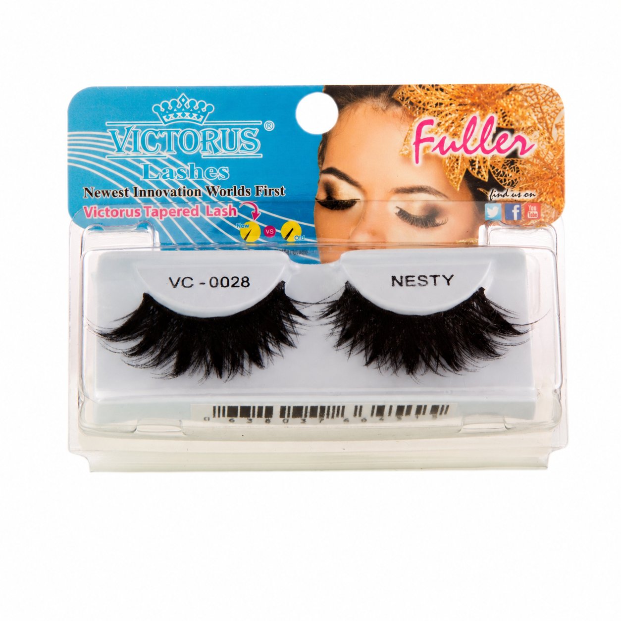 VictorusLashes Fuller Tapered False Eyelashes VC-0028 Nesty